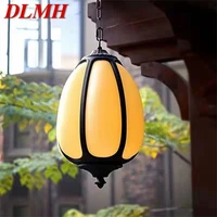 dlmh classical dolomite pendant light outdoor led lamp waterproof for home corridor decoration