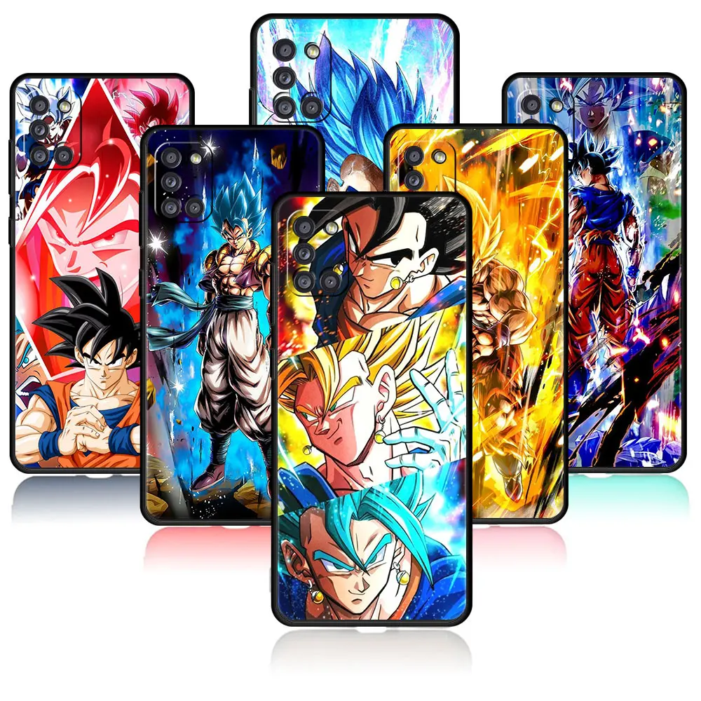 

Funda For Samsung Galaxy A02s A31 A72 A12 A71 A51 A21s A52 A41 A32 4G A33 Anime Dragon Ball Son Goku Gohan Vegeta IV Cover