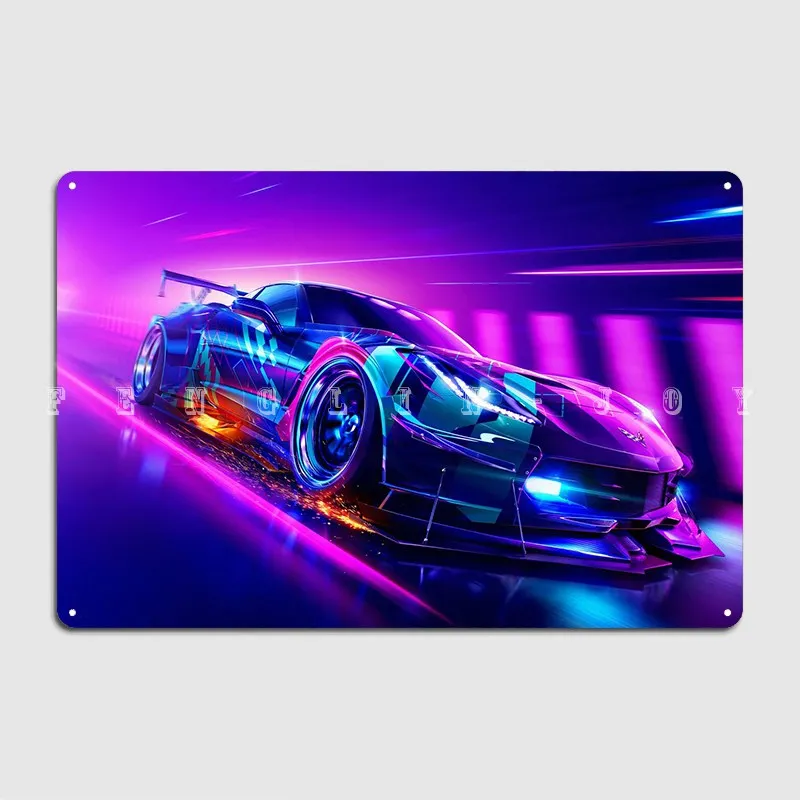 

Неоновый автомобильный металлический знак клувечерние НКА настенный винтажный Декор жестяной знак плакат