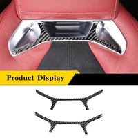 for toyota supra gr a90 2019 2022 soft carbon fiber car seat back trim part sticker car interior modification accessories