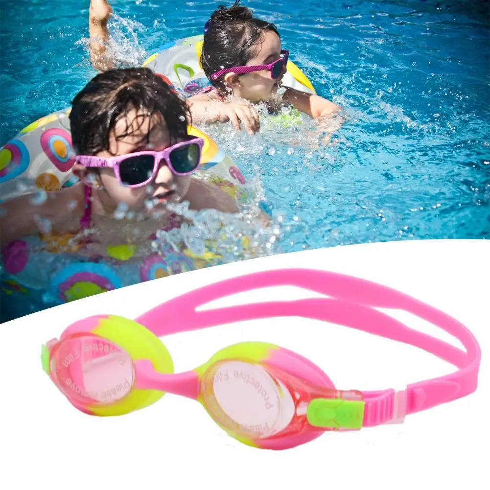 

Anti-fog Ergonomic Design Adjustable Kids Cute Swimming Goggles for Sea