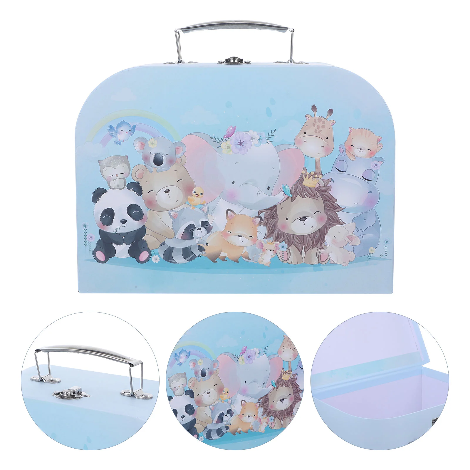

gift box cardboard storage box with lid decorative storage box kids toy suitcase gift suitcase box decorative box