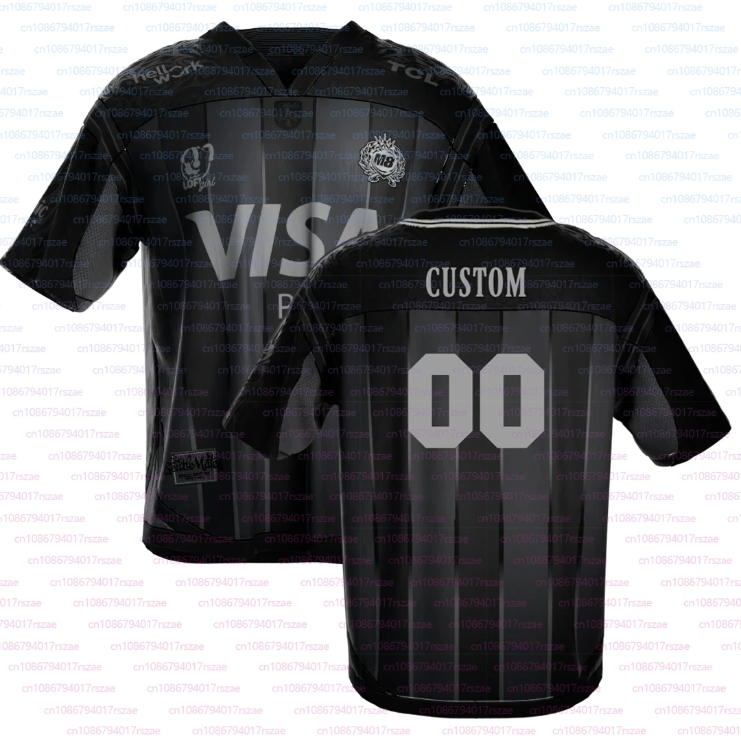 Фото Футболка M8 Esports Club 2026 VCT Gentle Mates для фанатов, с индивидуальным идентификатором, мужская, летняя, дышащая, с коротким рукавом, повседневная спортивная одежда, топы №3