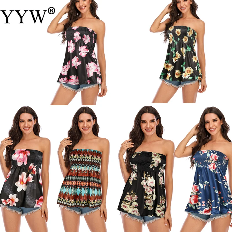 Футболка женская Пляжная с открытой спиной модный пикантный Топ без бретелек