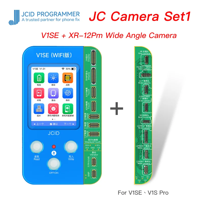 

JC JCID V1SE V1S Pro широкоугольный адаптер для ремонта камеры для iPhone XR XS Max 11 12 Pro Max Выдвижная мини-камера Инструменты для ремонта окон