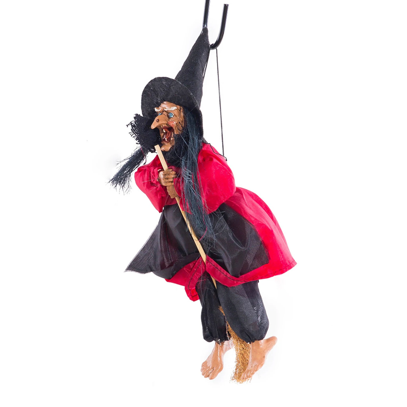 

Halloween Hanging Witch Decoration Hanging Scary Ornaments Party Decor for Outdoor Hanging Halloween Decorations