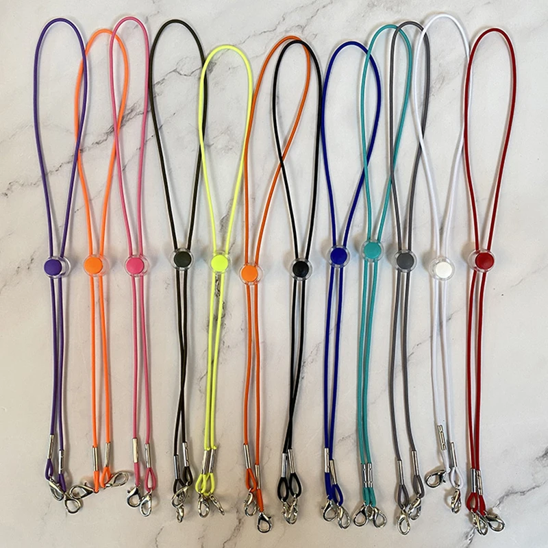 

1pcs Fashion Color Rope Children Mask Chain Holder Lanyard Adjustable Elastic Glasses Chain Neck Rope Glasses Accessories