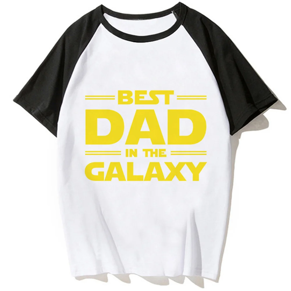 

Best Dad in The Galaxy Tee women graphic harajuku t shirt female manga 2000s harajuku clothes