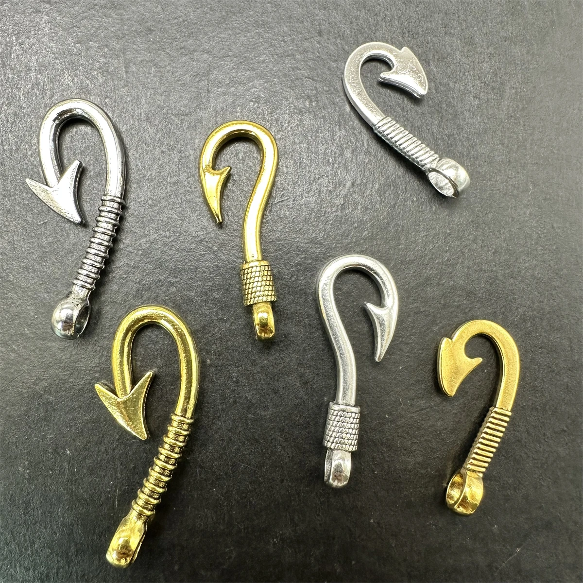 

10 шт., тибетские Серебряные Крючки для подвесок и браслетов