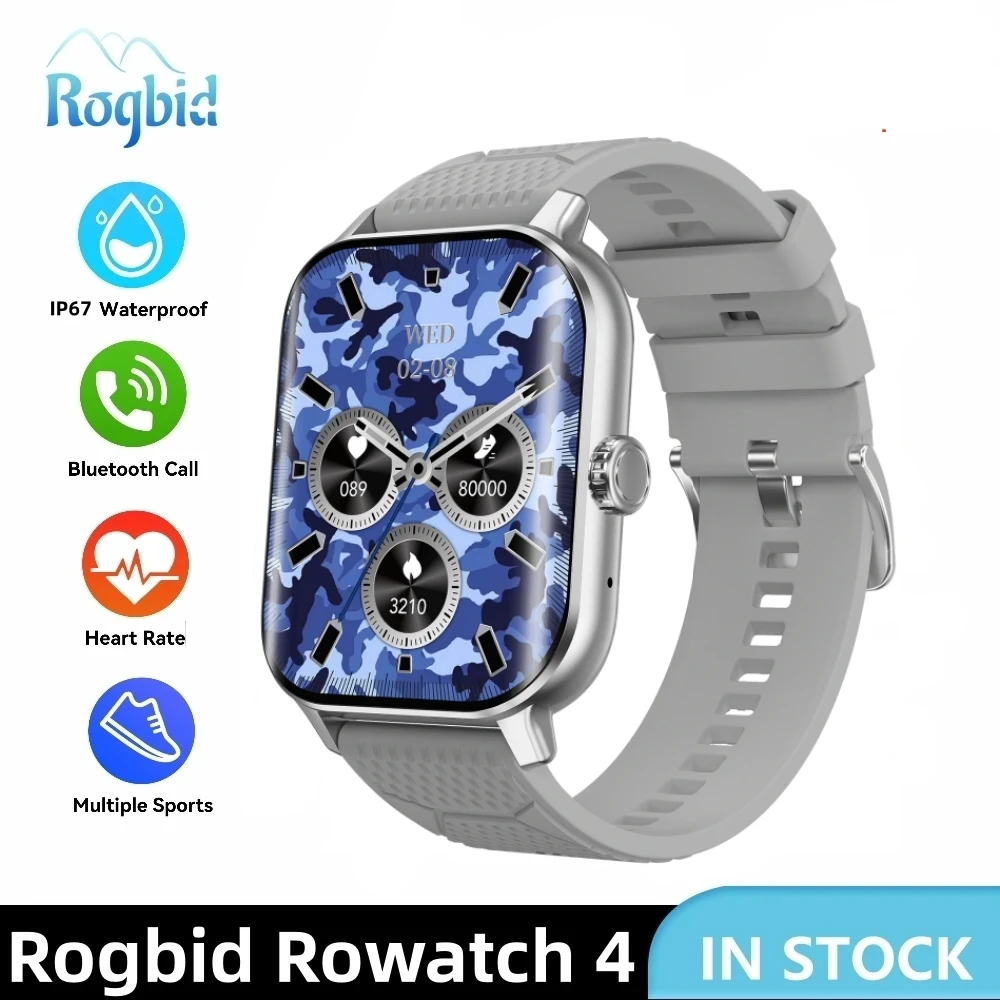 

Rogbid Rowatch 4 Blood Sugar Smart Watch 2.02 inch Screen Multi-sport Heart Rate Monitoring Smartwatch