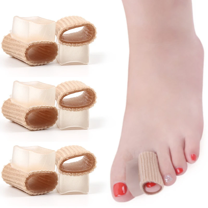 

6Pieces Thumb Adjuster Foot Care Orthotics Silicone Gel Hallux Valgus Corrector Bunion Toe Separators Overlapping Straightener