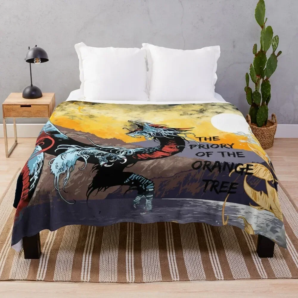 Прия оранжевого дерева слово Плед Одеяло