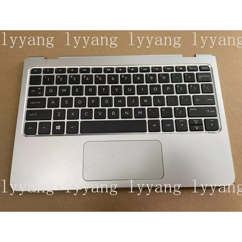 Фото Чехол для HP X2 210 G2 TPN-Q180 C, серебристый, с американской клавиатурой, 860891-001 №1
