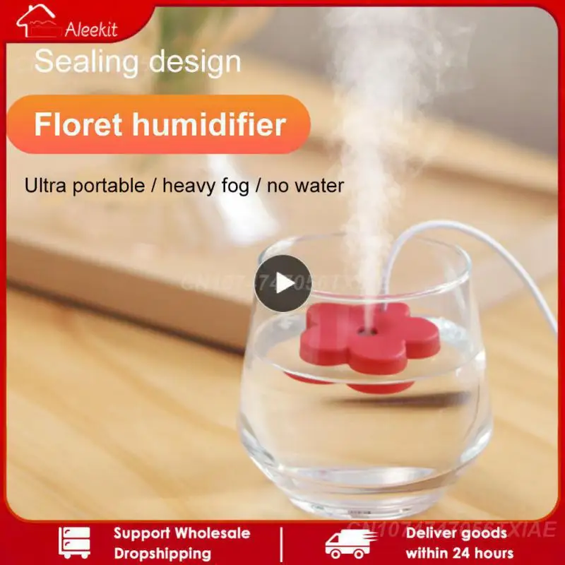 

Мини-увлажнитель воздуха, Usb, с цветочным дизайном