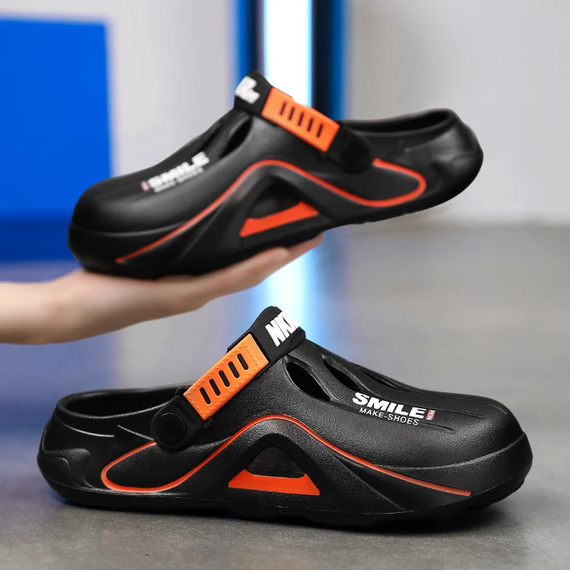 2024 Дизайнерские мужские летние сандалии тапки для дома и сада на платформе