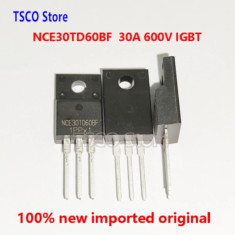 

10piece NCE30TD60BF 30N60 New Origiail 30A 600V IGBT TO-220F TSCO