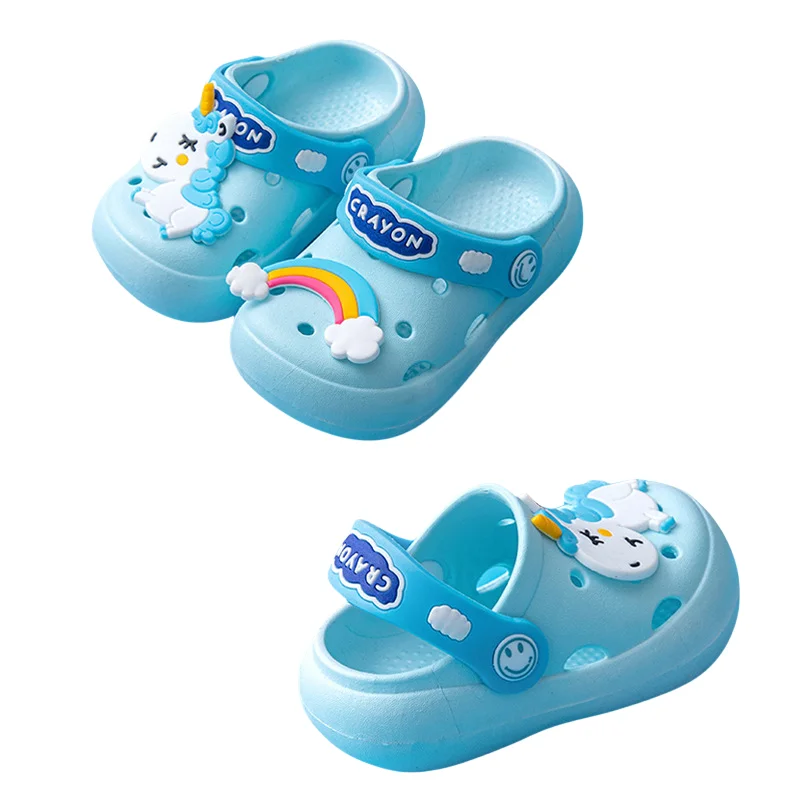 Новинка лета 2024 детские тапочки для дома Нескользящие с мягкой подошвой удобная