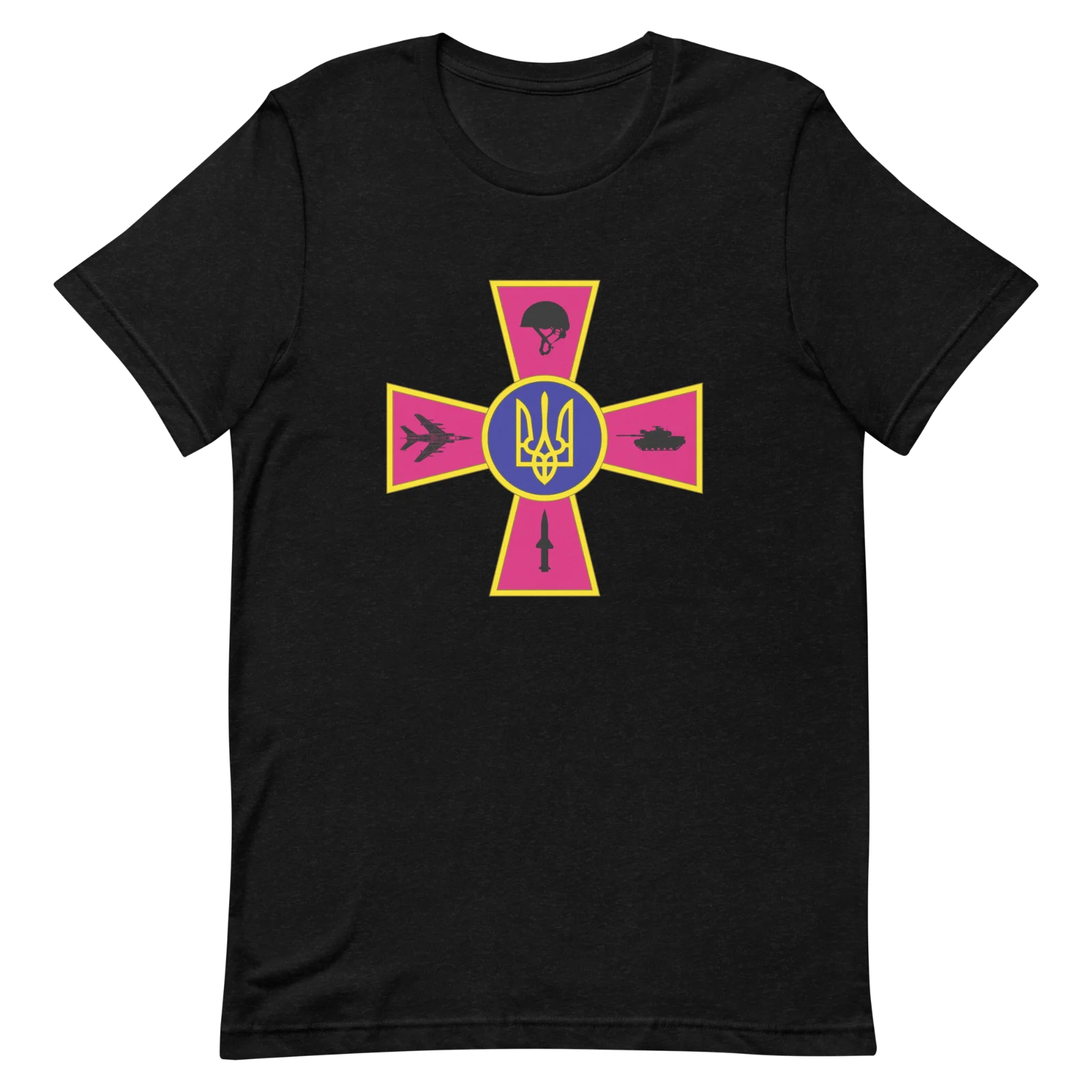 

Ukraine Armed Forces Emblem Men T-Shirt Short Sleeve Casual Cotton O-Neck Summer TShirt