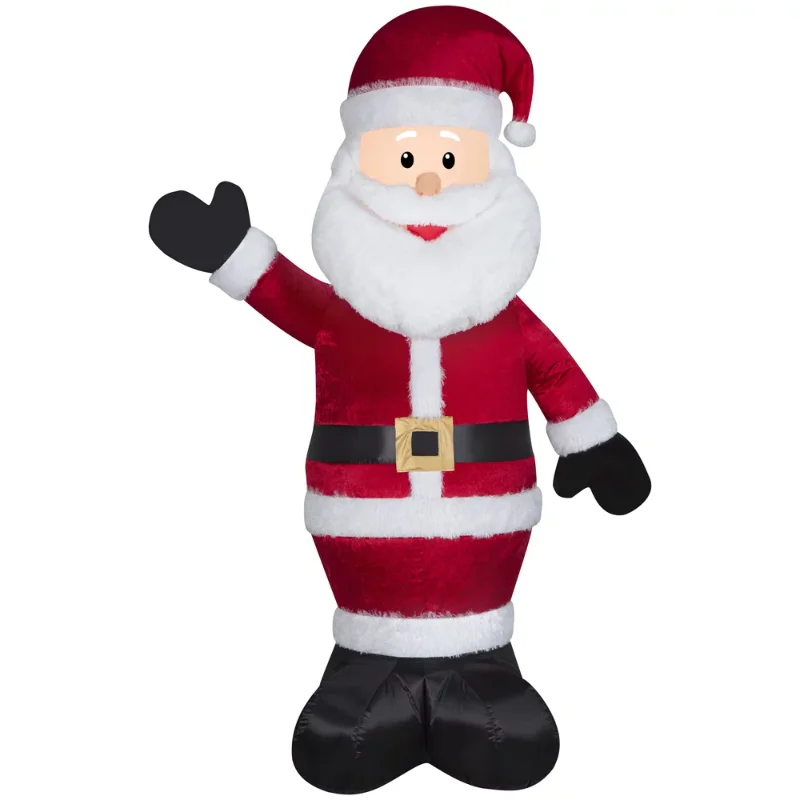 Large Plush Santa, 6 Ft