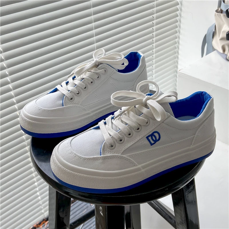 

Белая обувь для женщин, новинка весны 2023, Высококачественная женская обувь, стильная Студенческая Корейская версия повседневной женской спортивной обуви