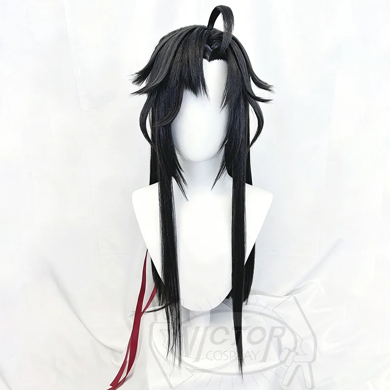 Фото Костюм для косплея Hell's Paradise Yamada Asaemon Sagiri, парик Jigoku Raku, темно-коричневый, с длинными бакенбардами и хвостом-холодфриком + бесплатная шапочка для парика №2