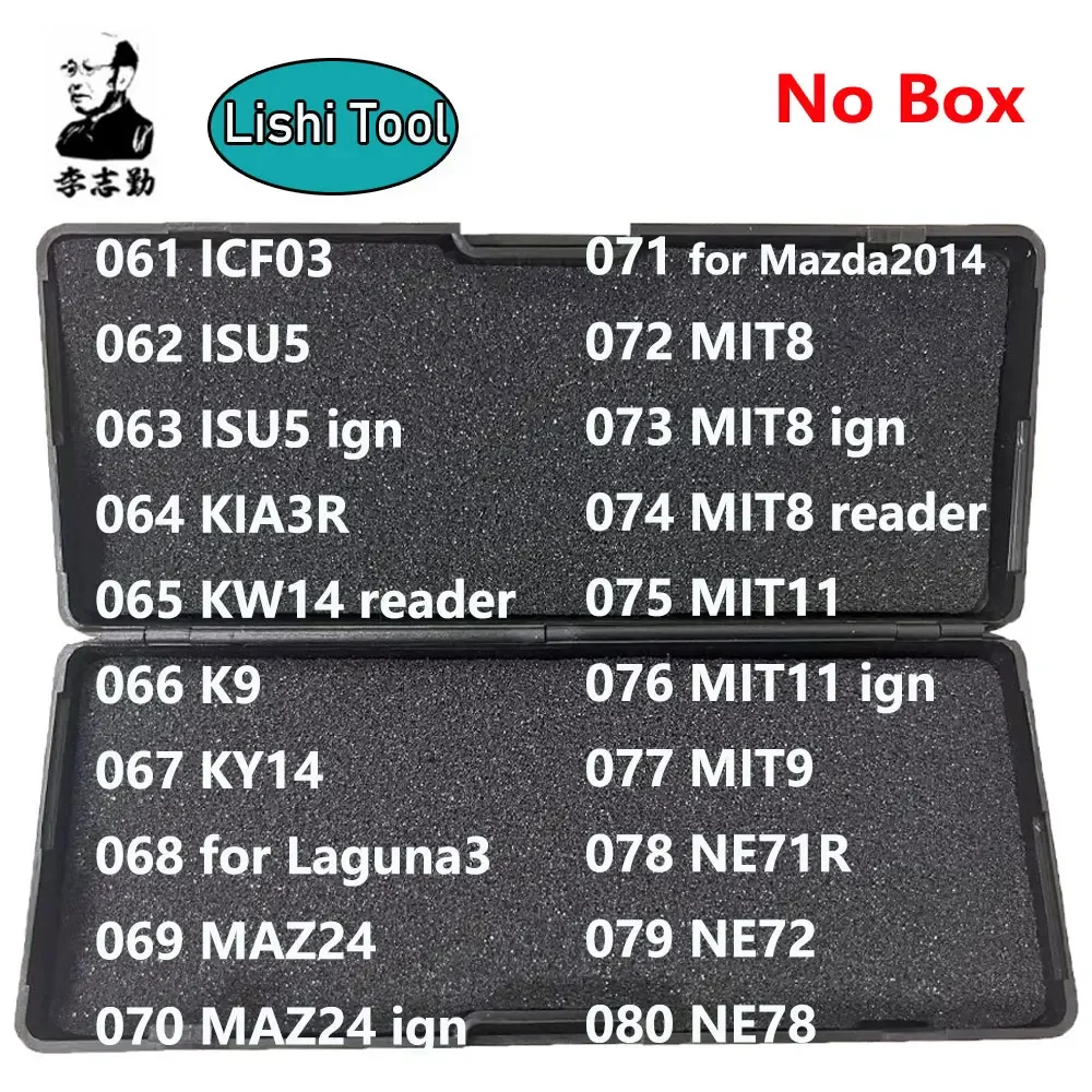 021-040 без коробки Lishi 2 в 1 инструмент BYD01 BYD01R BYDF0 HU43 HU49 HU46 HU56 HU58 HU64 HU66 HU87 HU92 HU100 для GM45