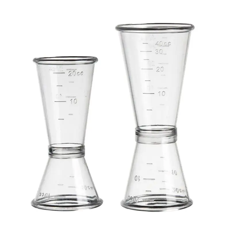 

Jigger Одиночная двойная выстрел коктейль вино короткие напитки мерные чашки S / L Бар вечерние T21C