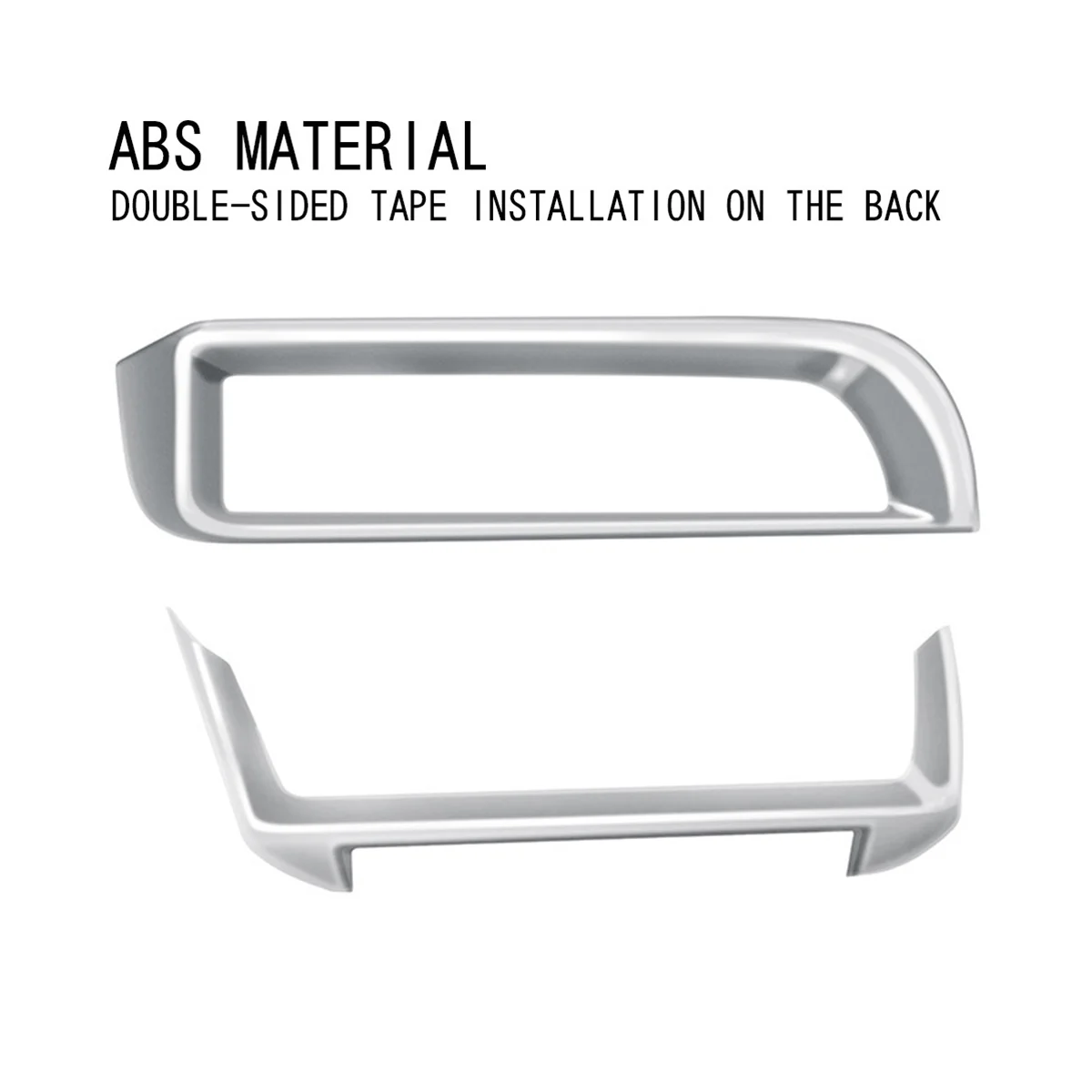 Автомобильная Серебристая консоль кондиционера решетчатая рамка для Toyota Prius 60