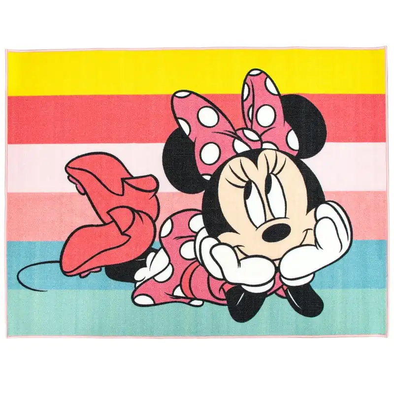 

Indoor Stripes Nylon Room Rug, Multi-Color, 4.3'x5.7'