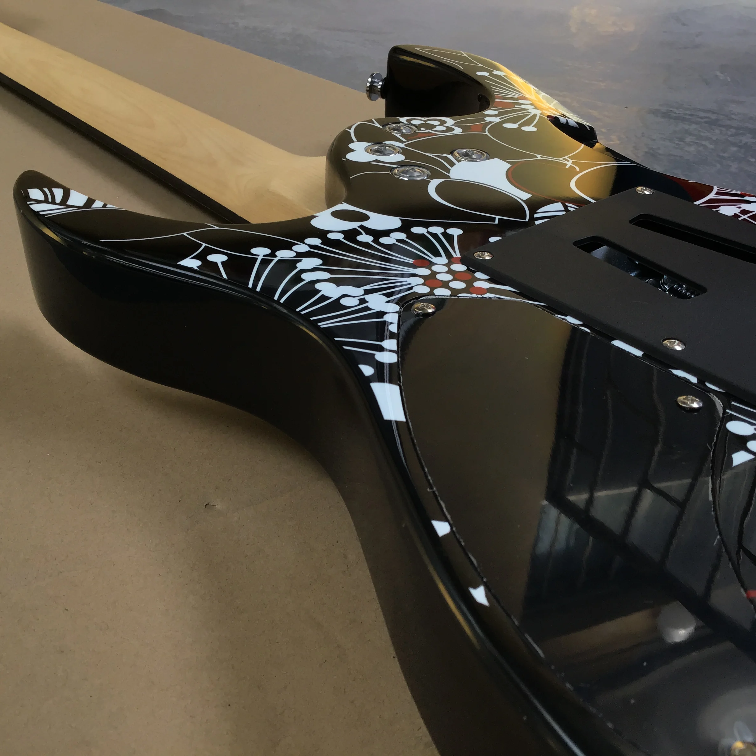 Горячая Распродажа в наличии 6-струнная электрическая гитара корпус с ручной