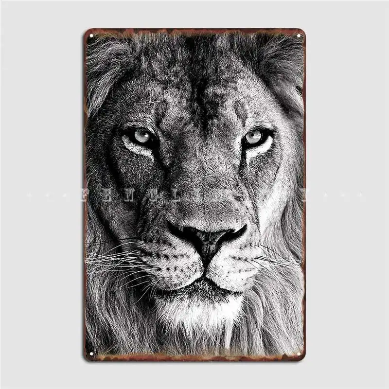 

Плакат с изображением дикого льва, металлический проекционный плакат, Декор стен в стиле ретро, оловянные плакаты с знаками