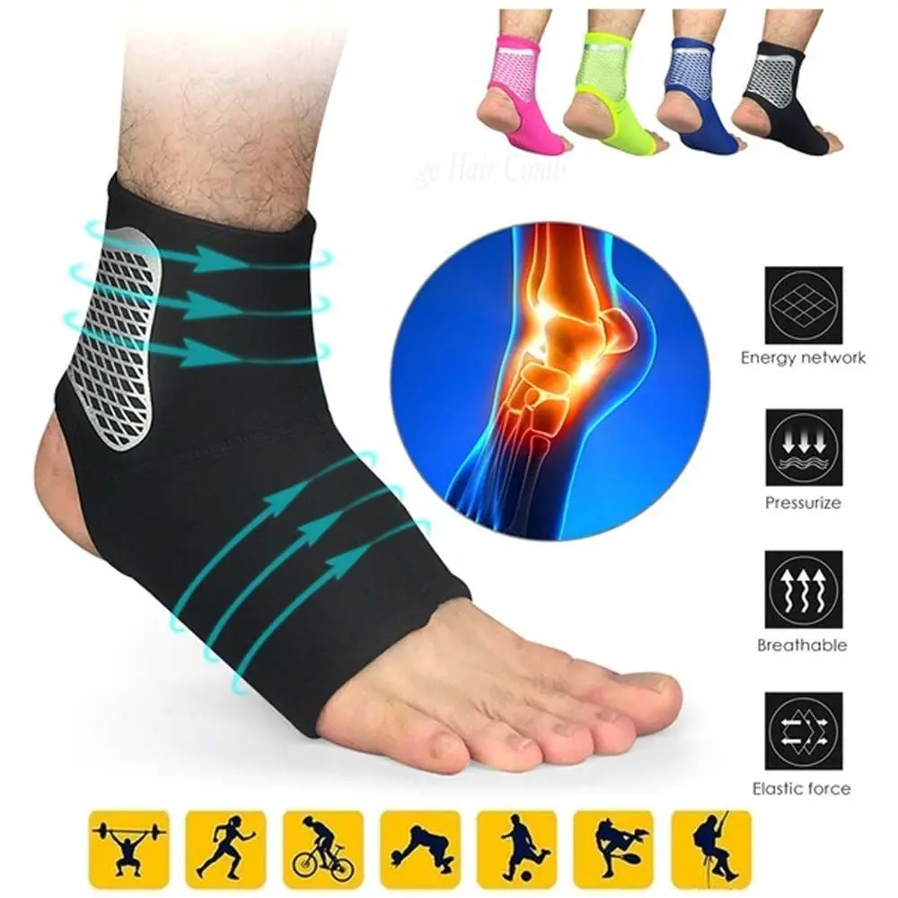 

Protect Foot Heel Guard Band Running Basketball Fitness Sports Safety Ankle Brace Foot Sleeve Ankle Support Compression Socks