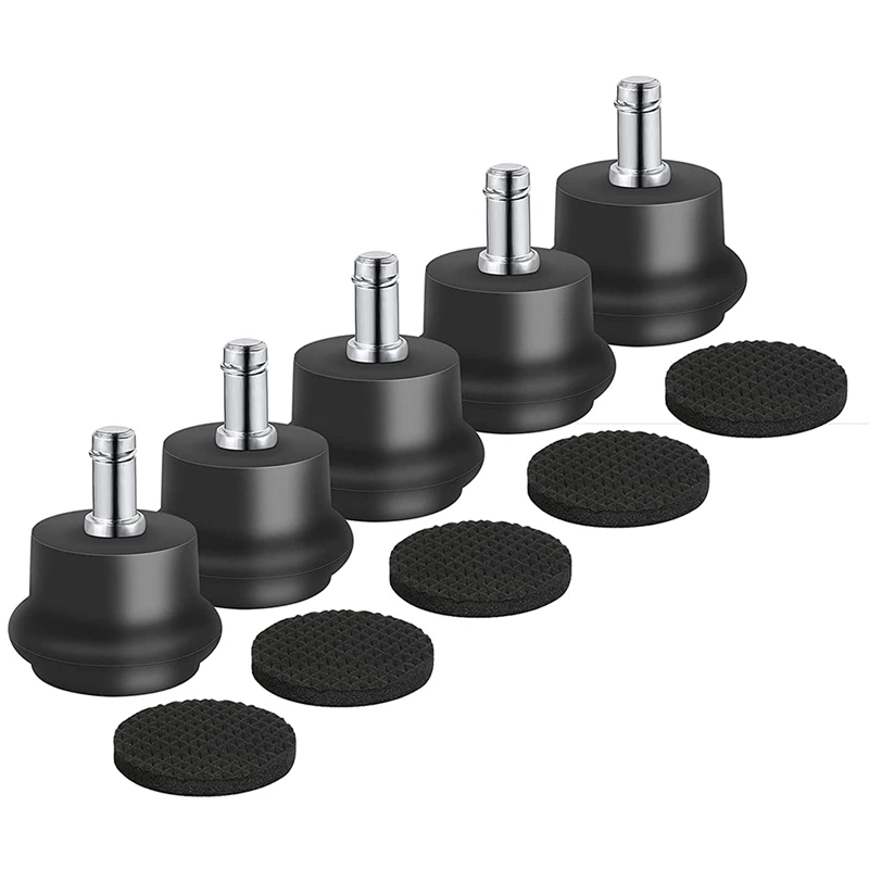 

JHD-5Pcs Bell скользит, сменный офисный стул или стул, поворотные ролики на стационарные ролики, колесики для офисного кресла