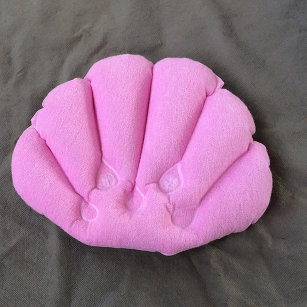 

Pillow Bath Spa Bathtub Inflatable Tubcups Cushion Neck Suctionpillowsbathroom Headrest Ergonomic Supportnon Shellaccessories