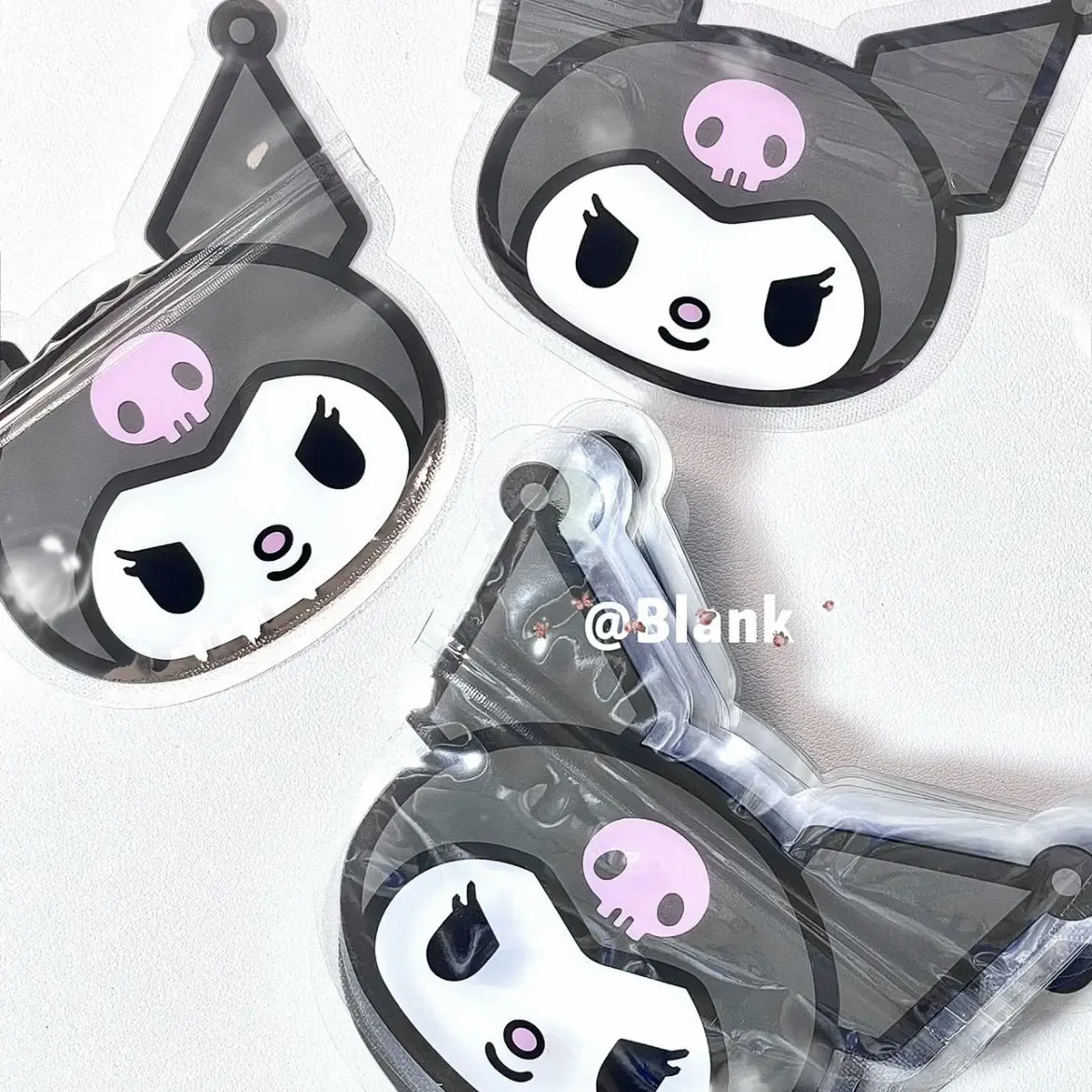 

Мультяшная сумка Kuromi Багги коробка для хранения ювелирных изделий портативные серьги уши Ожерелье заклепки кольцо антиокислительная Сумк...