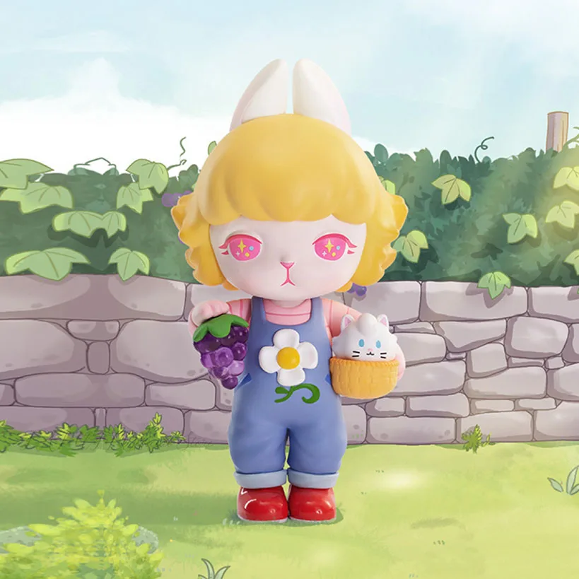 

Popmart Bunny Flower Angel Lulu Series Mystery Box Anime Pvc 100% Original Action Figure Collection Model Ornaments Doll Toys