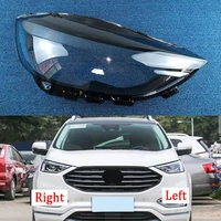 head lamp light case for ford edge 2019 2021 lampshade headlamp cover transparent lampshade headlight cover shell shade lens
