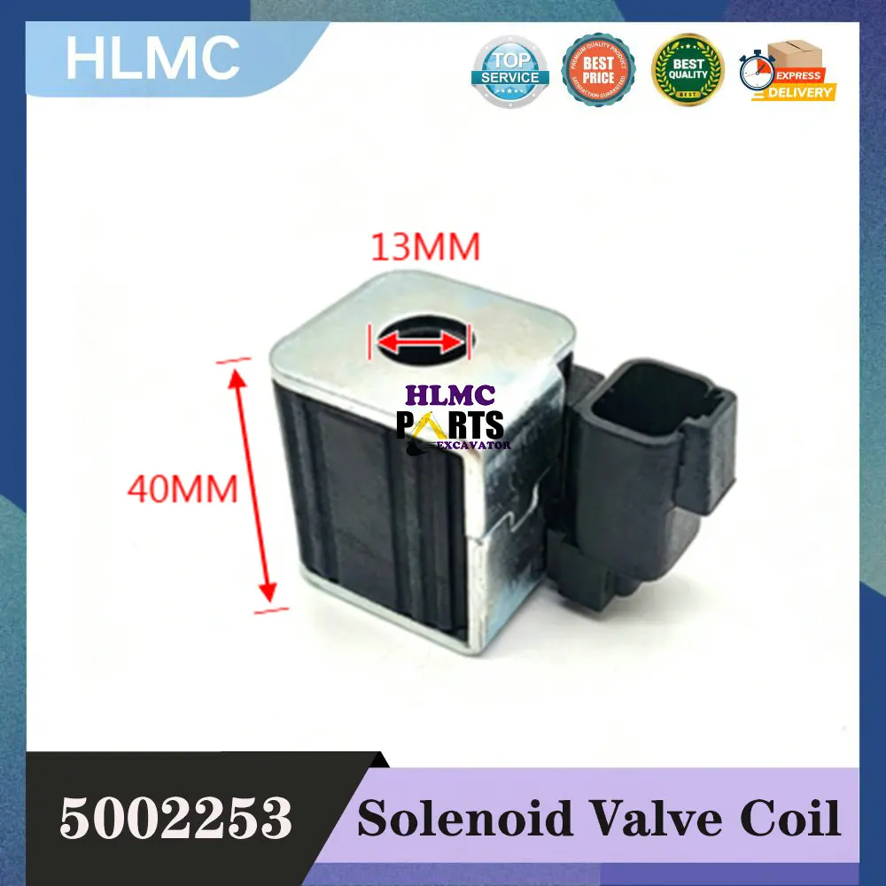 Фото Аксессуары для экскаваторов, подходящие для LiuGong LG906E/920E 922E 926E 930E 930E Катушка пилотного электромагнитного клапана 5002253 №1