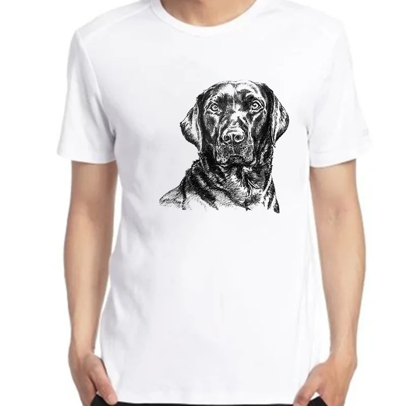 

Dogs Are Best Friends-Labrador Retriever Tgraphic t shirts Black Big Dog Design Unisex short sleeve t-shirts oversize t-shirts