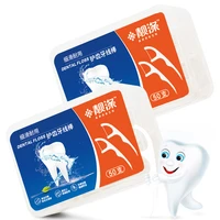 dental cleaning boxed dental care floss disposable plastic floss stick