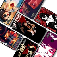 pulp fiction movie poster phone case for samsung a51 a30s a52 a71 a12 for huawei honor 10i for oppo vivo y11 cover