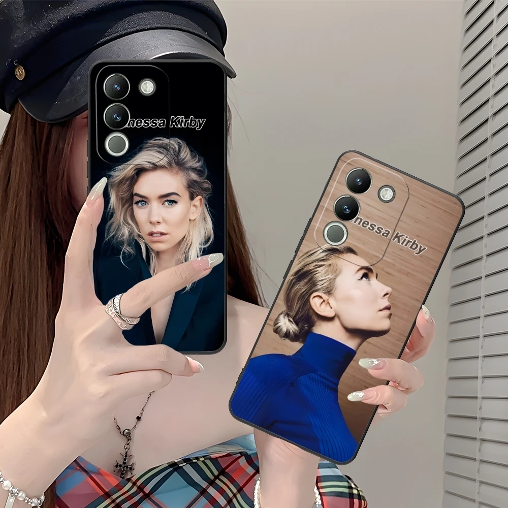 Чехол для телефона с рисунком Vanessa Kirby черный мягкий чехол VIVO Y95 Y93 Y31 Y20 V19 V17 V15 Pro X60