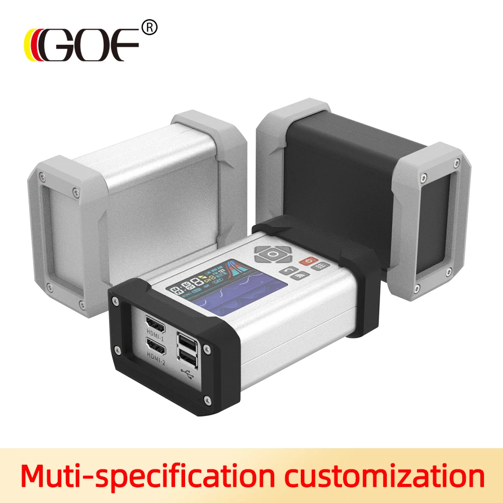 

Extruded Housing With Plastic Panel Diy Battery Pack Electronic Project Box Custom Power Supply Aluminum Enclosure K13D 80*40MM