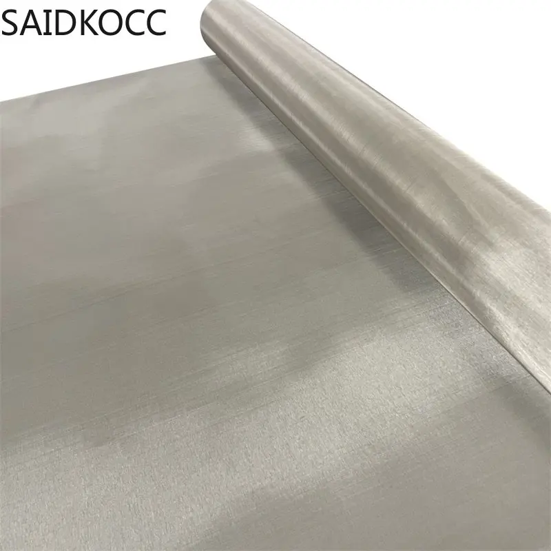 SAIDKOCC  Accept Custom Woven Ti titanium Wire Mesh for Electrode Hydrogen Production Electrolyzer and Laborator