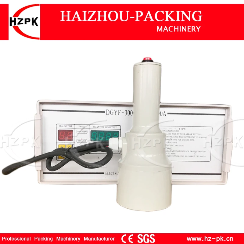 HZPK Hand-held Bottle Mouth With Aluminium Foil Induction Sealing Machine For Medical Plastic/Metal Bottle Cap Sealer DCGY-F300