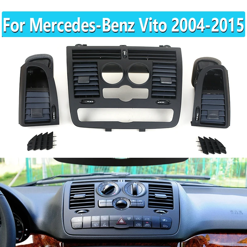 

Автомобильный Кондиционер для Mercedes-Benz Vito Viano 2004 2005 2006 2007 2008 2009 2010-2015 вентиляционные отверстия автомобильные запчасти