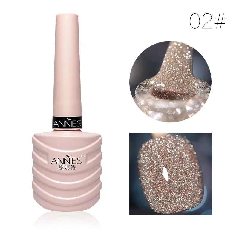 

10ml Explosion Diamond Nail Glue Crystal Shimmer Reflective Bundi Powder Manicure Gel Nail Polish New Nail Glue Decoration
