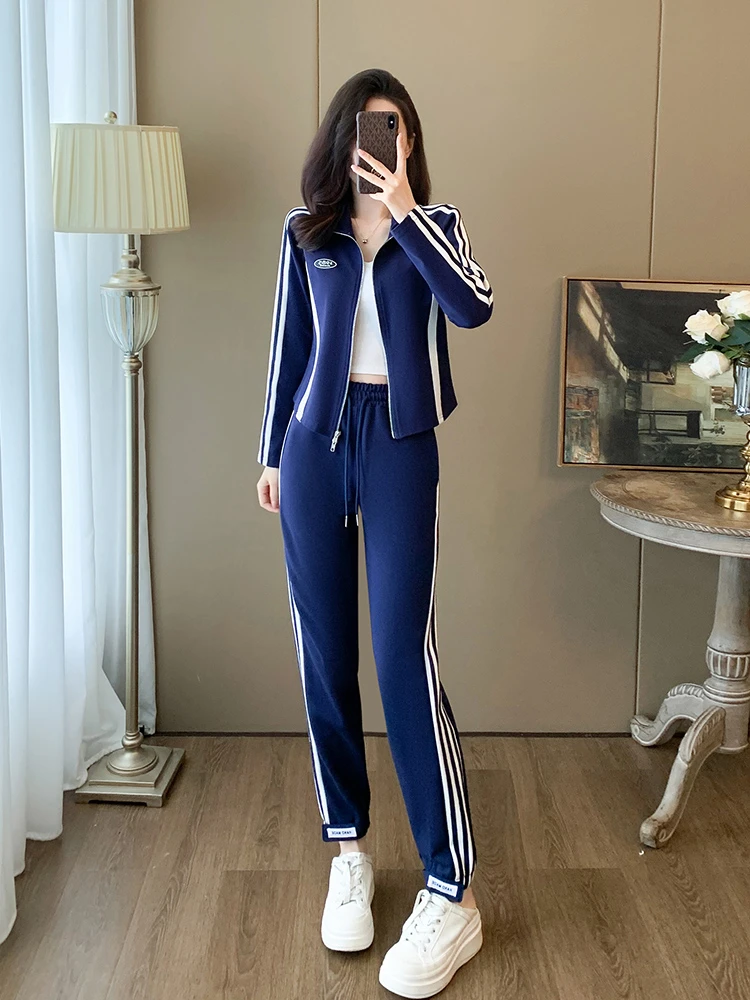 Европейские товары жареный уличный комплект для женщин на весну и осень 2024