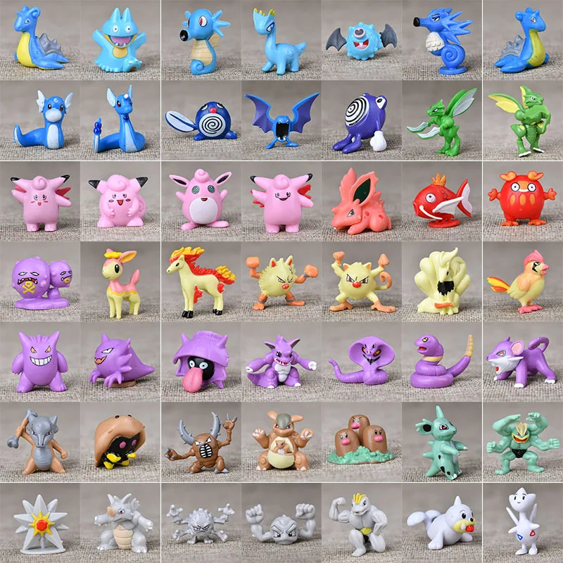 

Pokemon Anime Figure Clefairy Dragon Flying Mantis Starfish Pocket Elf Children's Toy Doll Hand Home Decoration Birthday Gift