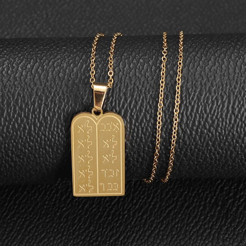 

Fashionable Stainless Steel Niche Legal Watch Book Pendant Necklace Men's and Women's Jewelry
